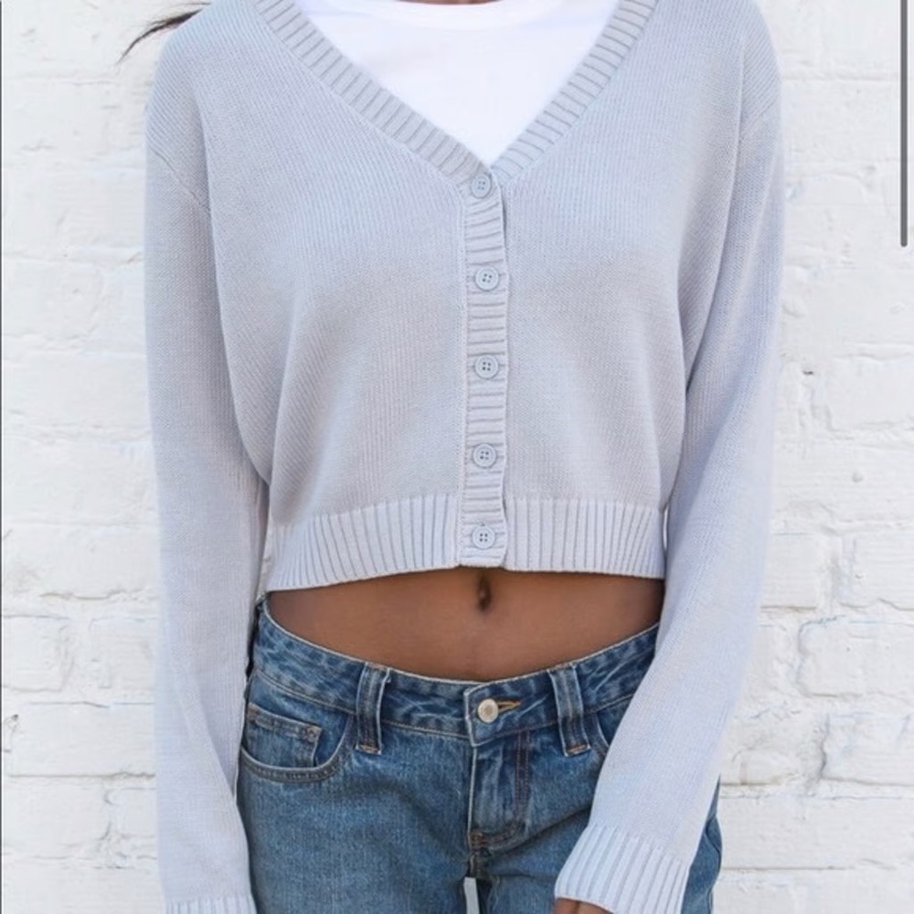 Light blue Brandy Melville/John Galt Billie Sweater.